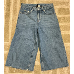 Caprihose Jeans Baggy Damen, Größe 36