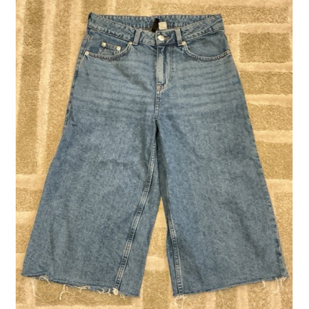 Caprihose Jeans Baggy Damen, Größe 36