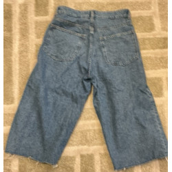 Caprihose Jeans Baggy Damen, Größe 36