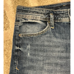 Kurze Hose Damen, dunkelblau, Größe 36