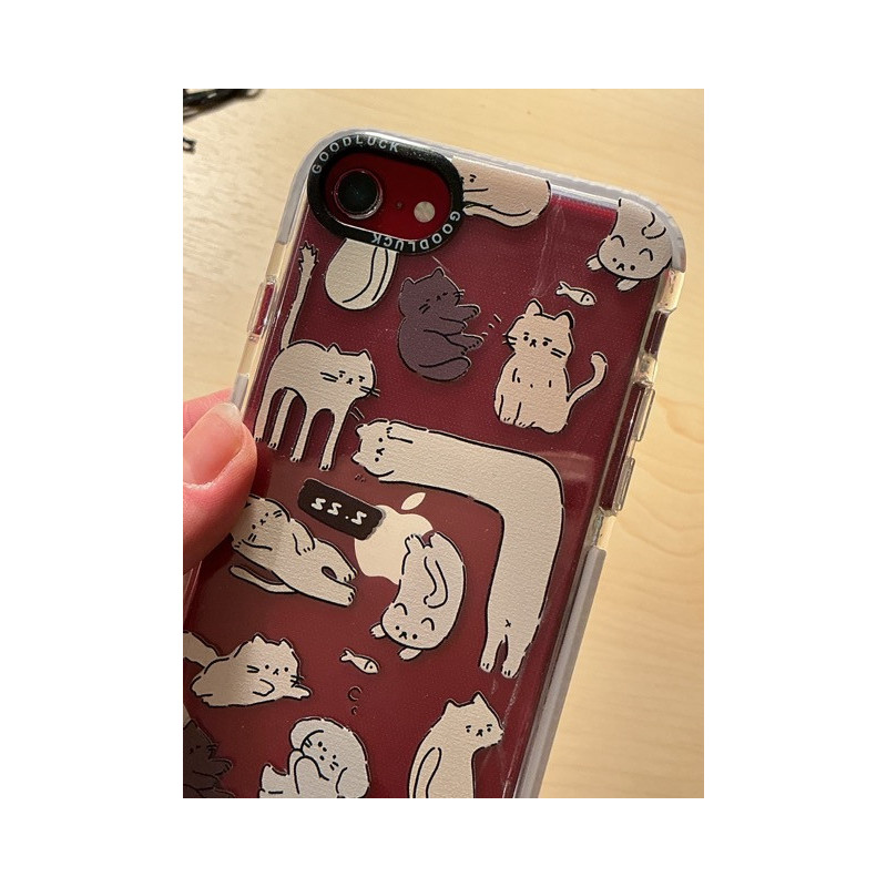 Handyhülle iPhone SE gebraucht, Katzen