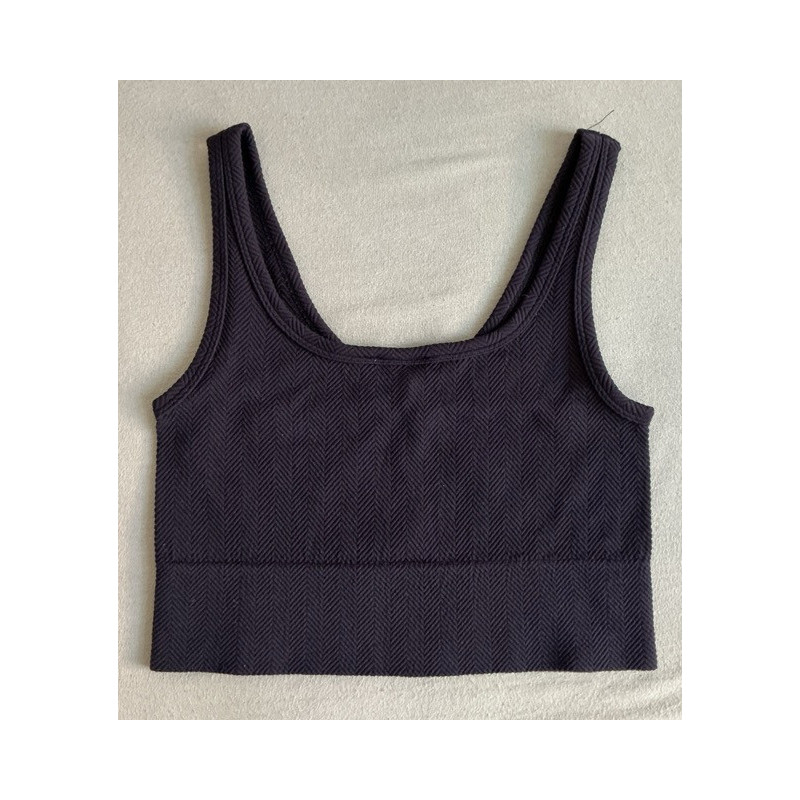 Trägertop Damen schwarz Größe S