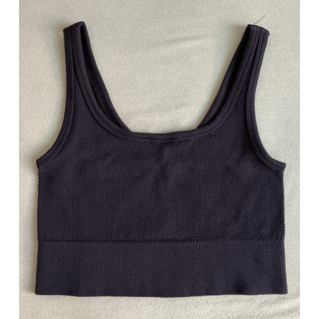 Trägertop Damen schwarz Größe S