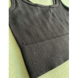 Trägertop Damen schwarz Größe S